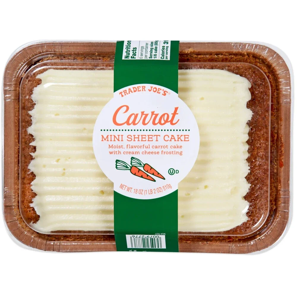 Trader Joe's — Carrot Mini Sheet Cake